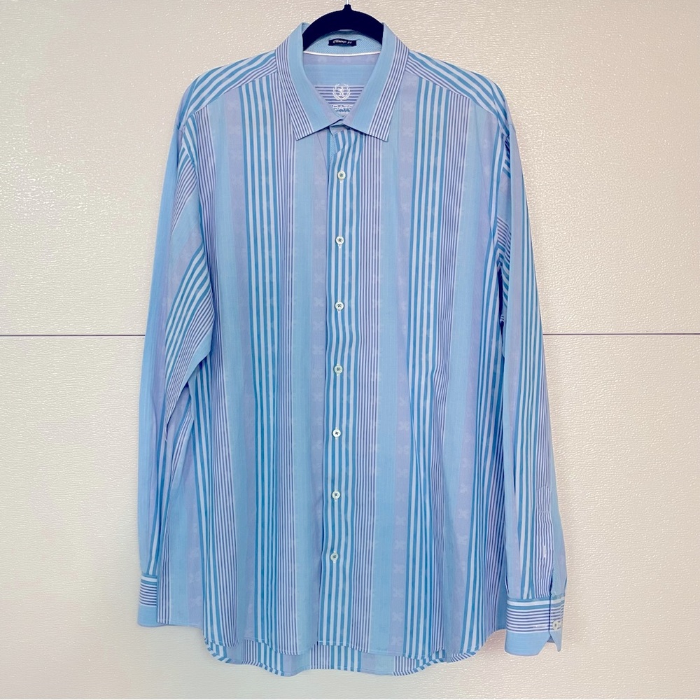 Bugatchi Dress Shirt Size XL